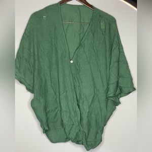 Amazon Green Blouse